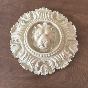 Lion ceramic plaque